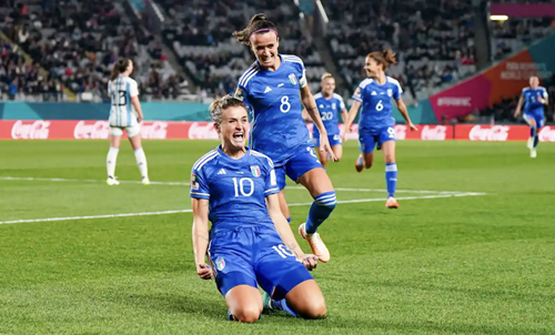 Kết quả bóng đá nữ World Cup 2023: Italia thắng Argentina 1-0 ở trận ra quân